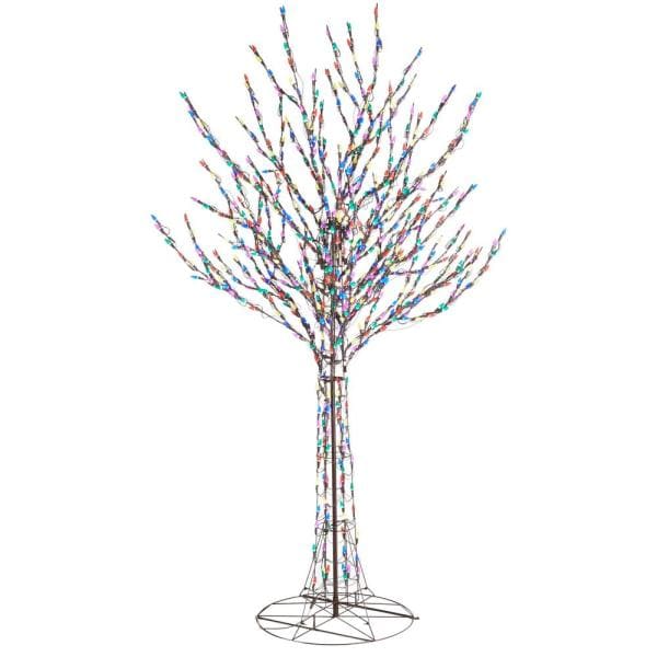 8 ft Giant-Sized LED Pre-Lit Bare Branch Tree with 700 Multi Color Lights