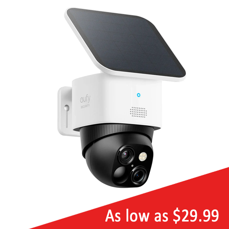 💥New Year Promotion - S340 Outdoor Solar-Powered 3K PTZ Security Camera