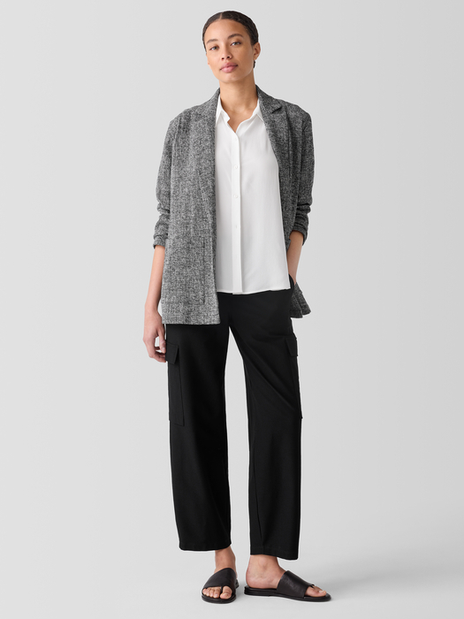 Organic Cotton Tweed Blazer