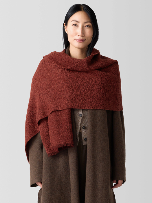 Fluffy Boucle Scarf