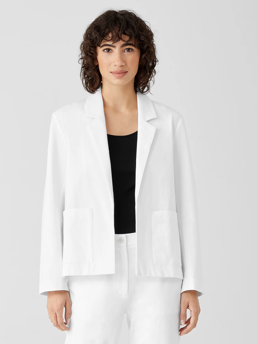 Cotton Ponte Blazer