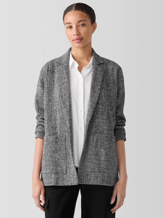 Organic Cotton Tweed Blazer