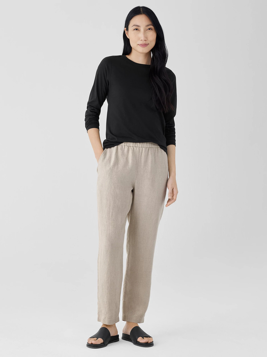Organic Linen Tapered Pant