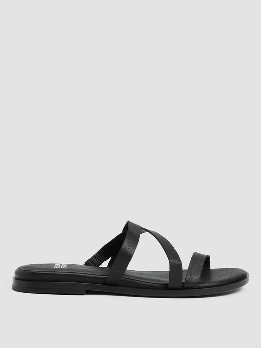 Kira Tumbled Leather Sandal