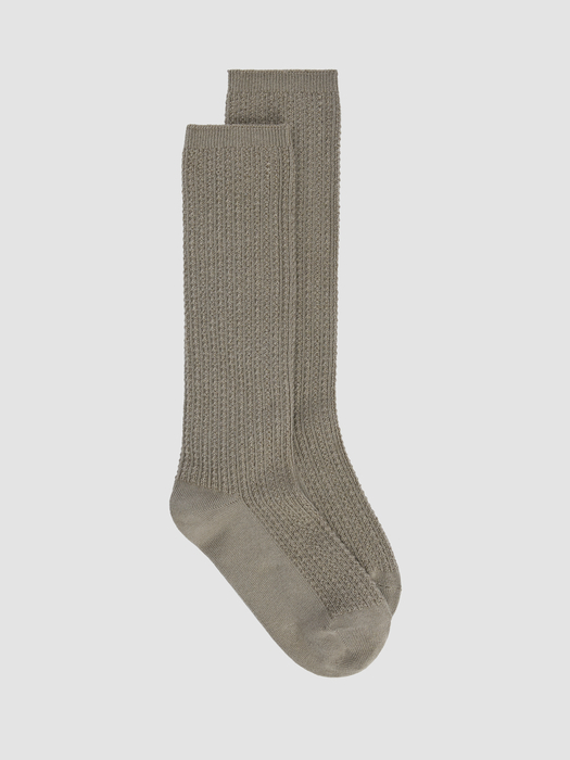 Cotton Marl Pointelle Sock