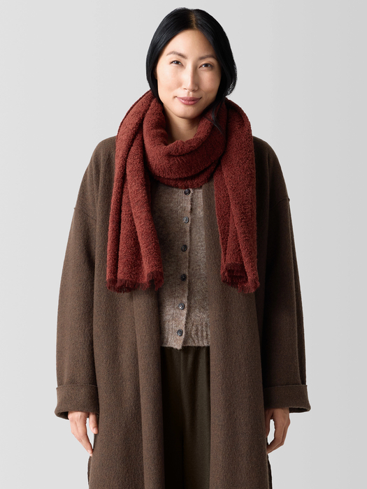 Fluffy Boucle Scarf