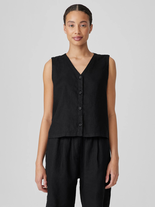 Organic Linen Vest