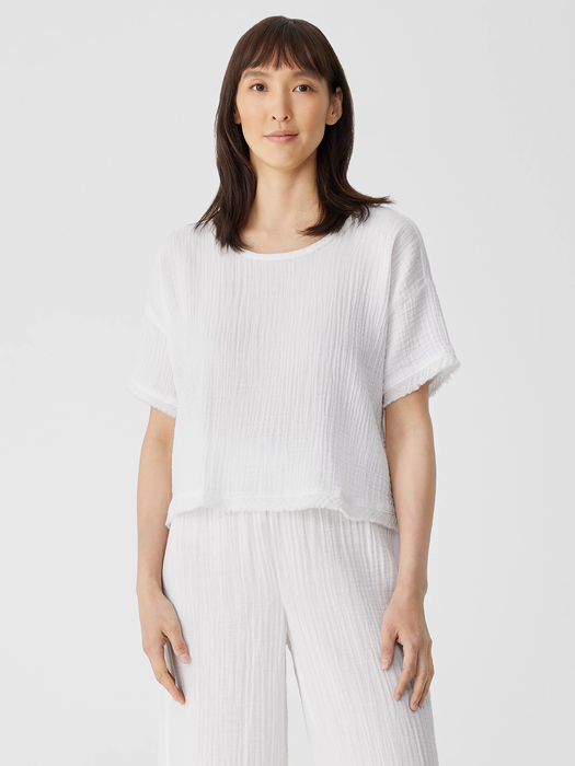 Organic Cotton Gauze Box-Top