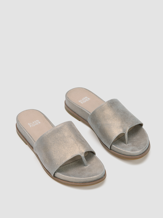 Duet Metallic Suede Sandal
