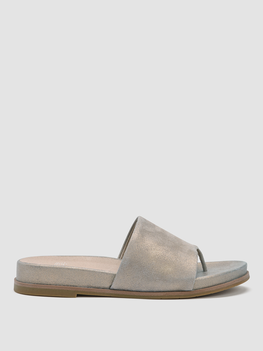 Duet Metallic Suede Sandal