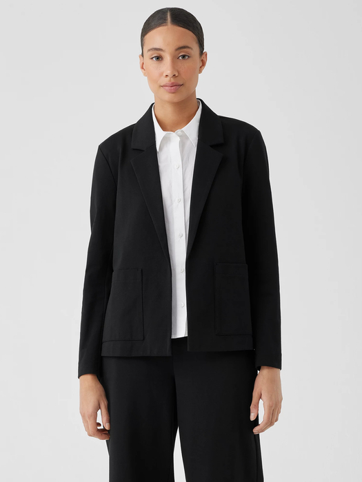 Cotton Ponte Blazer