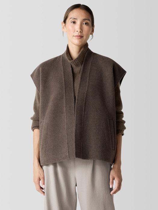 Doubleface Wool Cloud Vest