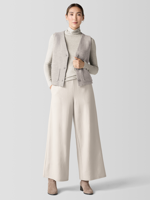 Sheer Knit Turtleneck Top