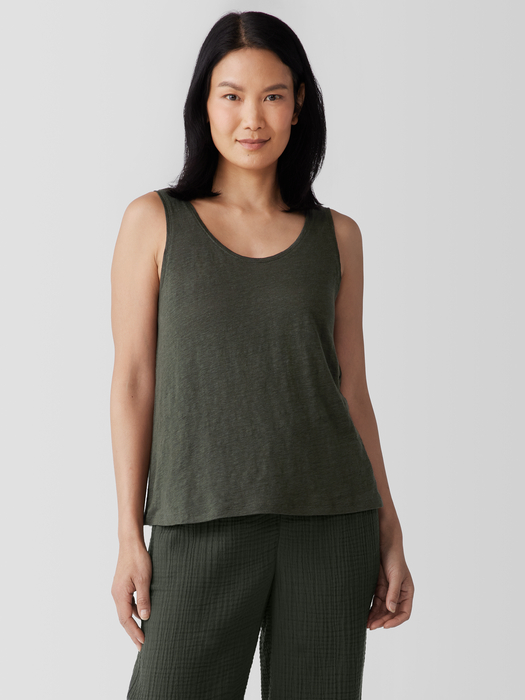 Organic Linen Jersey Tank