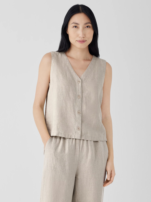 Organic Linen Vest