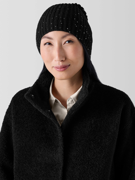 Merino Sequin Sparkle Hat