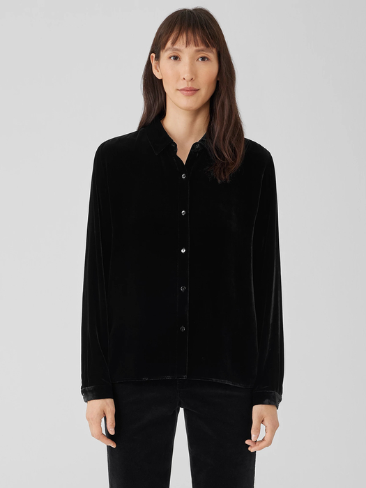 Velvet Classic Collar Shirt