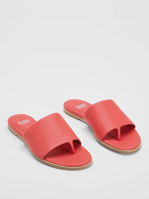 Edge Leather Slide Sandal