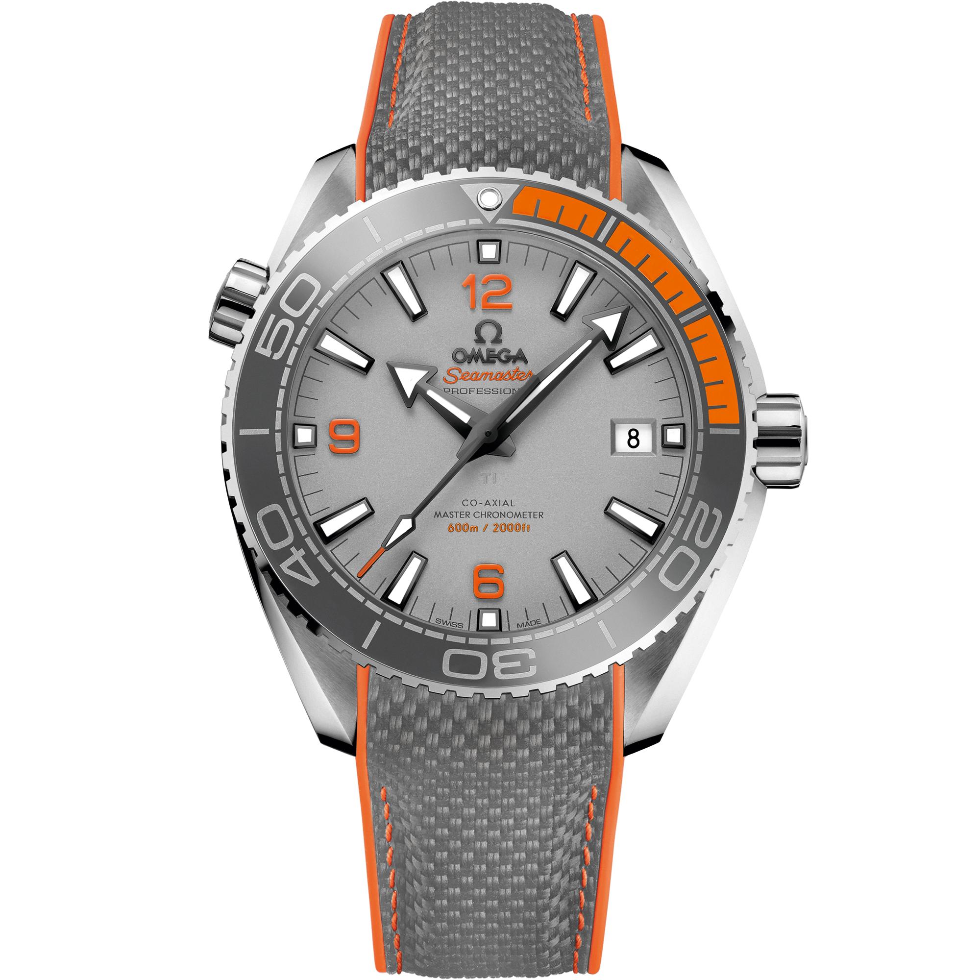 Seamaster Planet Ocean 600 m 43.5 mm, titanium case with rubber strap - 215.92.44.21.99.001