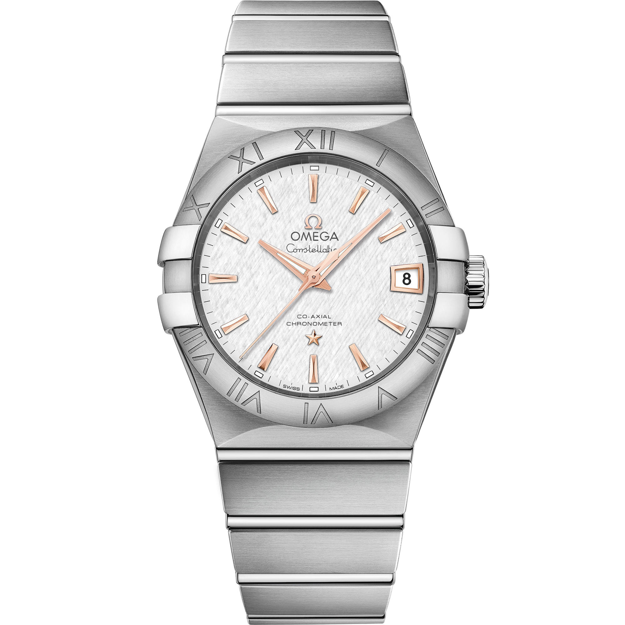 Constellation 38 mm, stainless steel case on stainless steel bracelet - 123.10.38.21.02.002