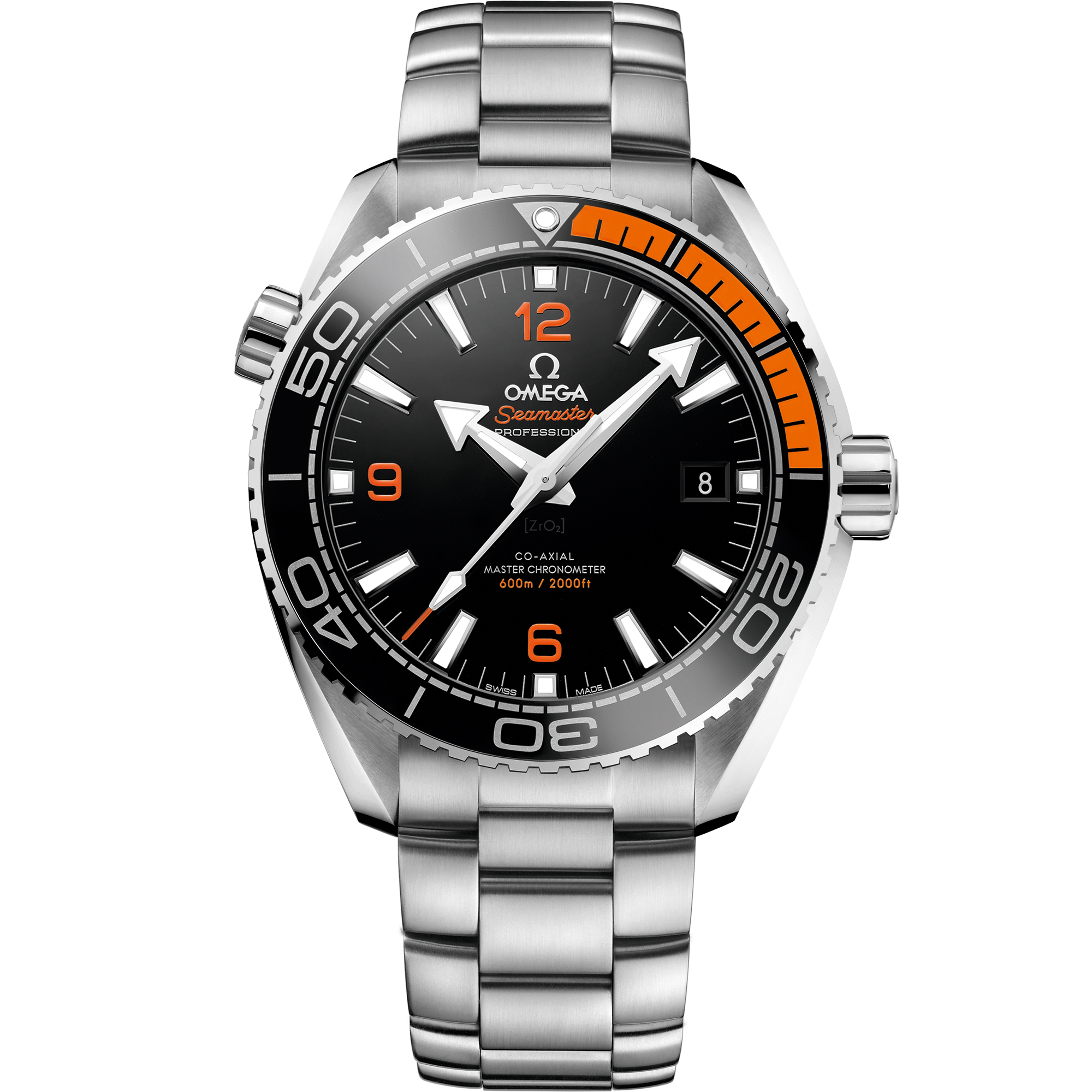 Seamaster Planet Ocean 600M 43.5 mm, stainless steel case on stainless steel bracelet - 215.30.44.21.01.002