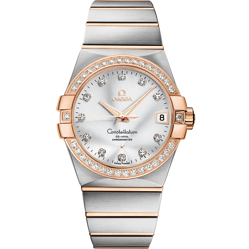 Constellation 38 mm, Stainless steel - red gold case on stainless steel - red gold bracelet - 123.25.38.21.52.001