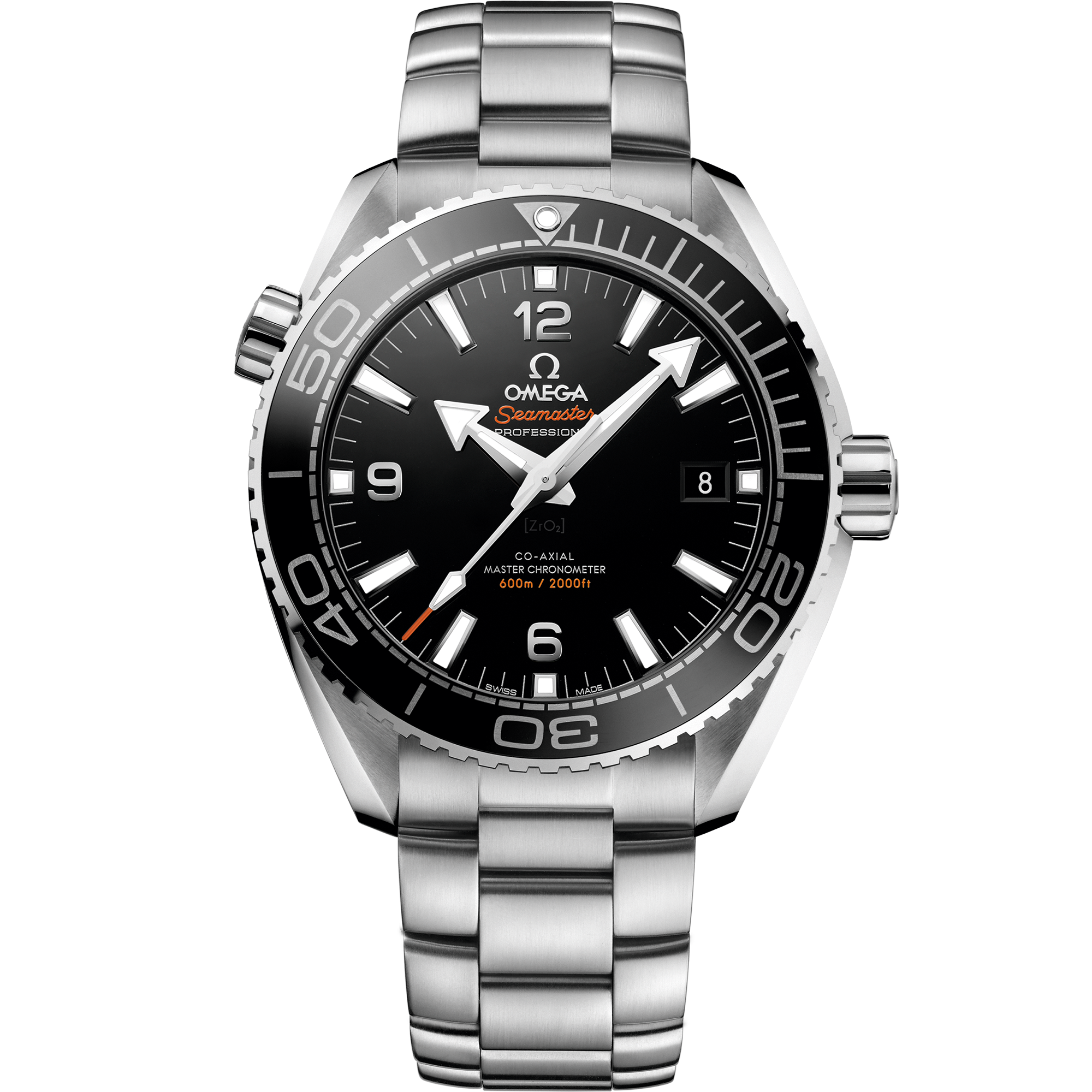 Seamaster Planet Ocean 600m 43.5 mm, stainless steel case on stainless steel bracelet - 215.30.44.21.01.001