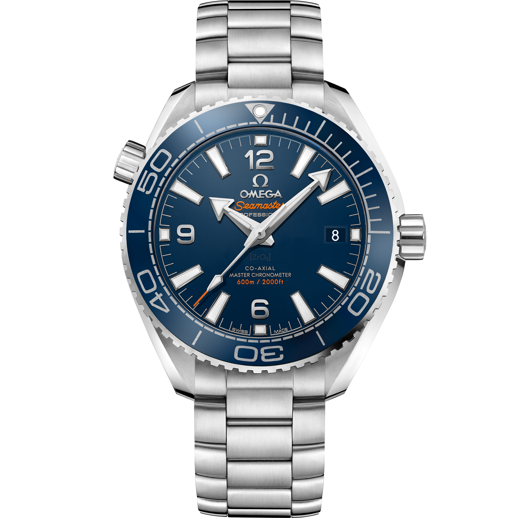 Seamaster Planet Ocean 600M 39.5 mm, stainless steel case with stainless steel bracelet - 215.30.40.20.03.001