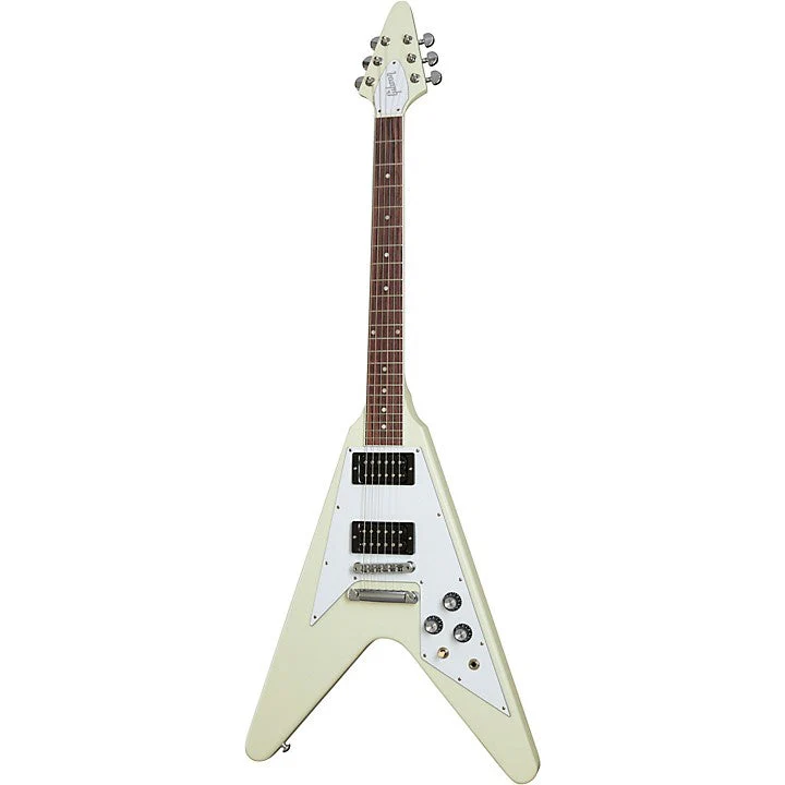 Gibson ’70s Flying V Electric Guitar Classic White