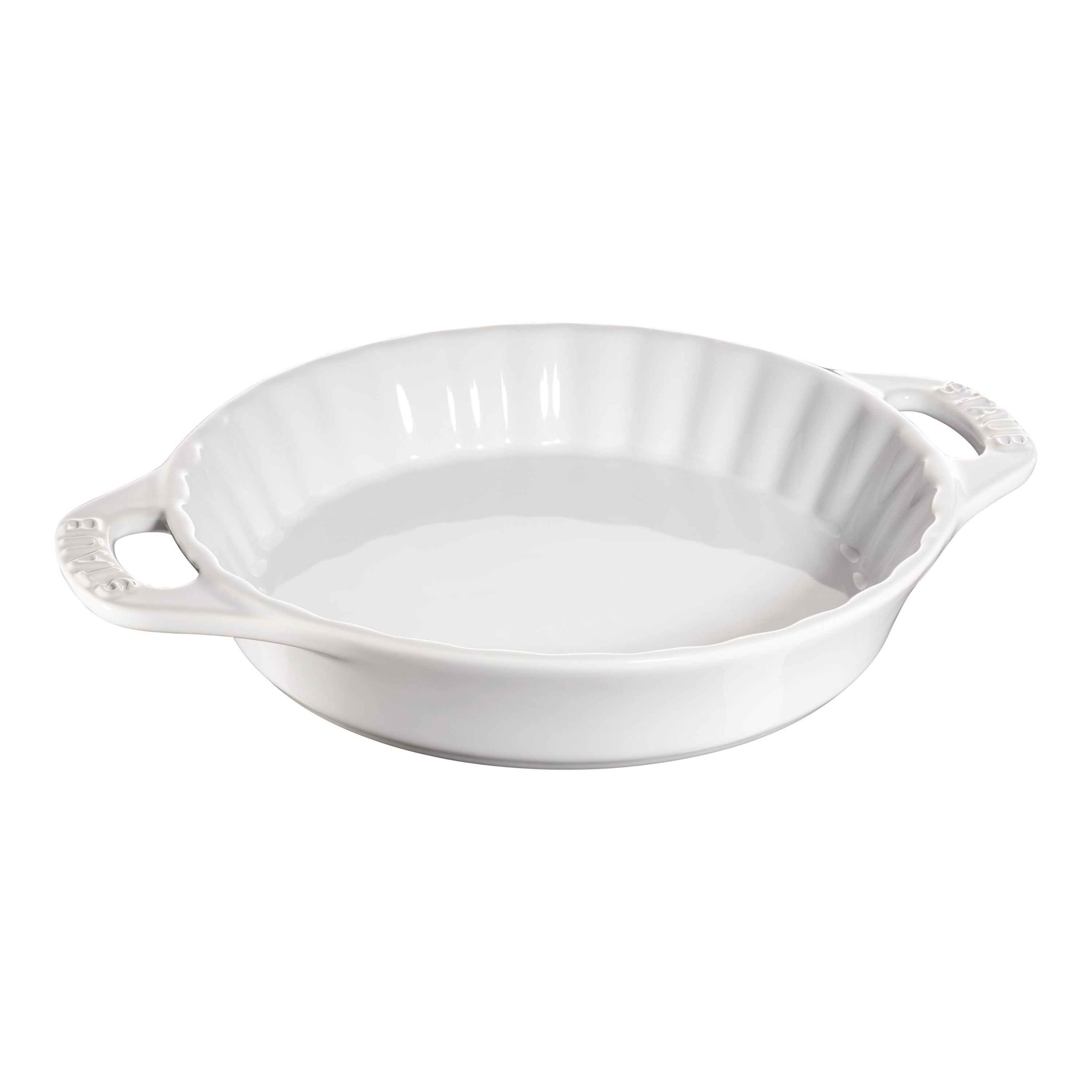 Staub Ceramique 9-inch, Pie dish, white