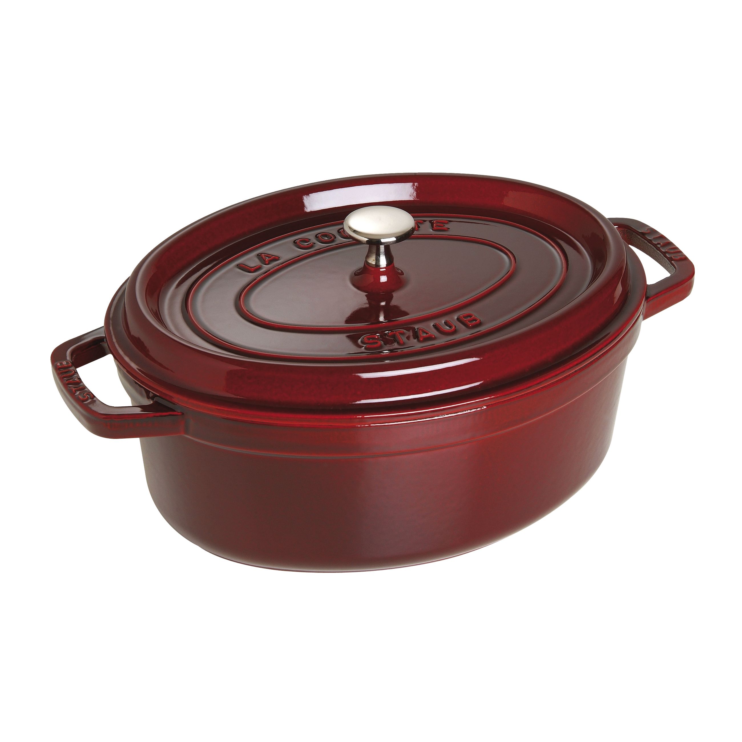 Staub La Cocotte 5.75 qt, Oval, Cocotte, Grenadine