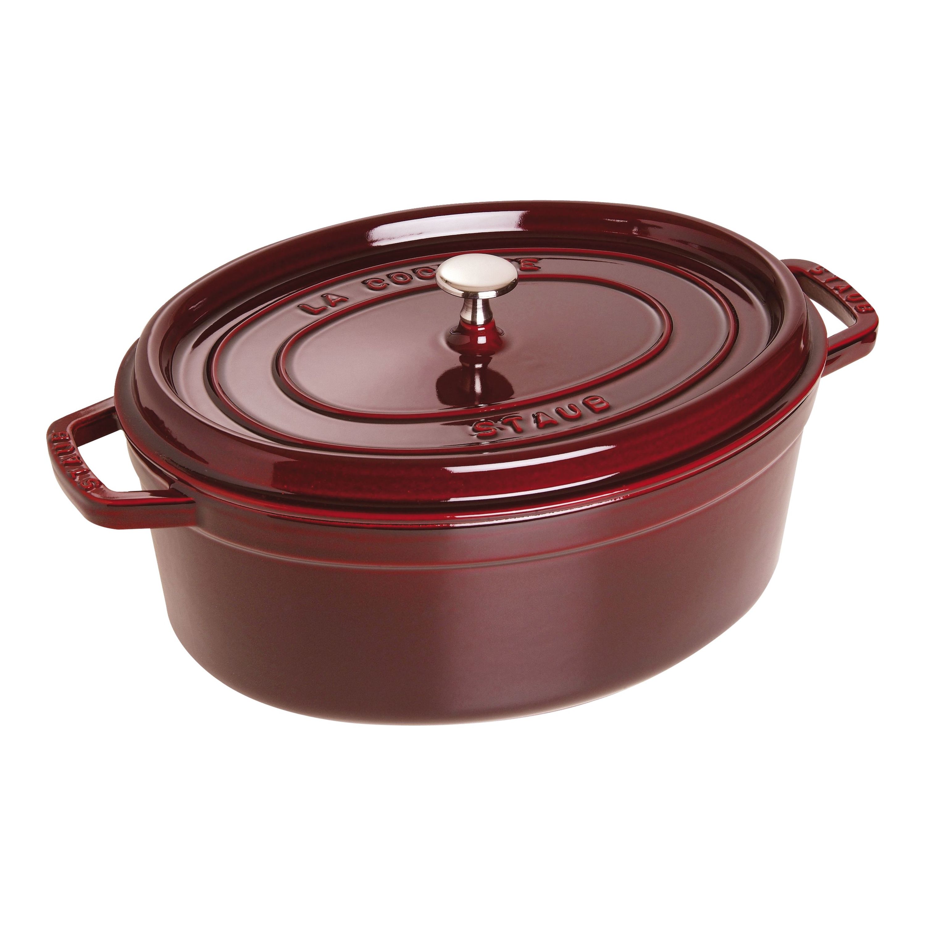 Staub La Cocotte 5.75 qt, Oval, Cocotte, Grenadine