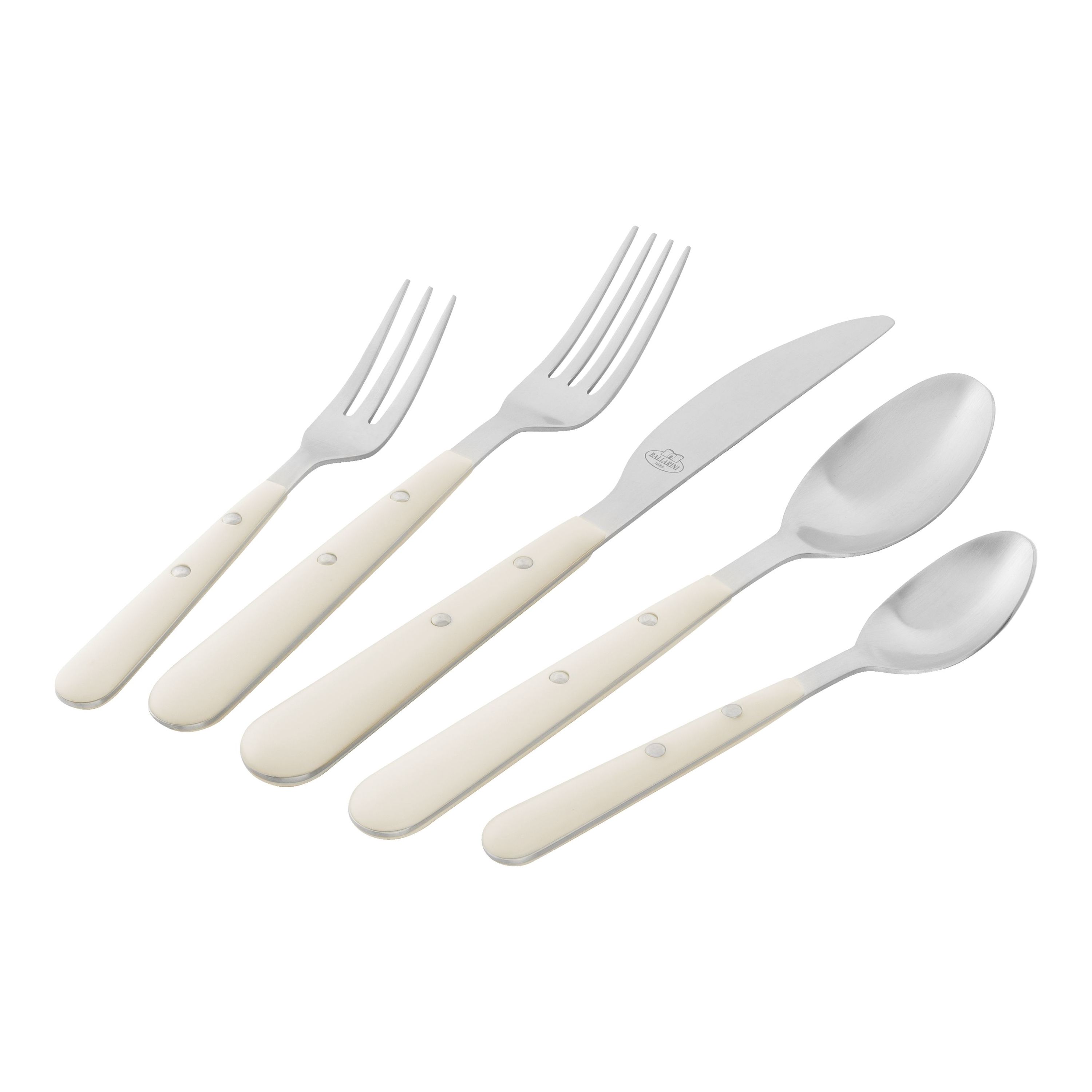 BALLARINI Avola 20-pc, matte, Flatware Set, cream