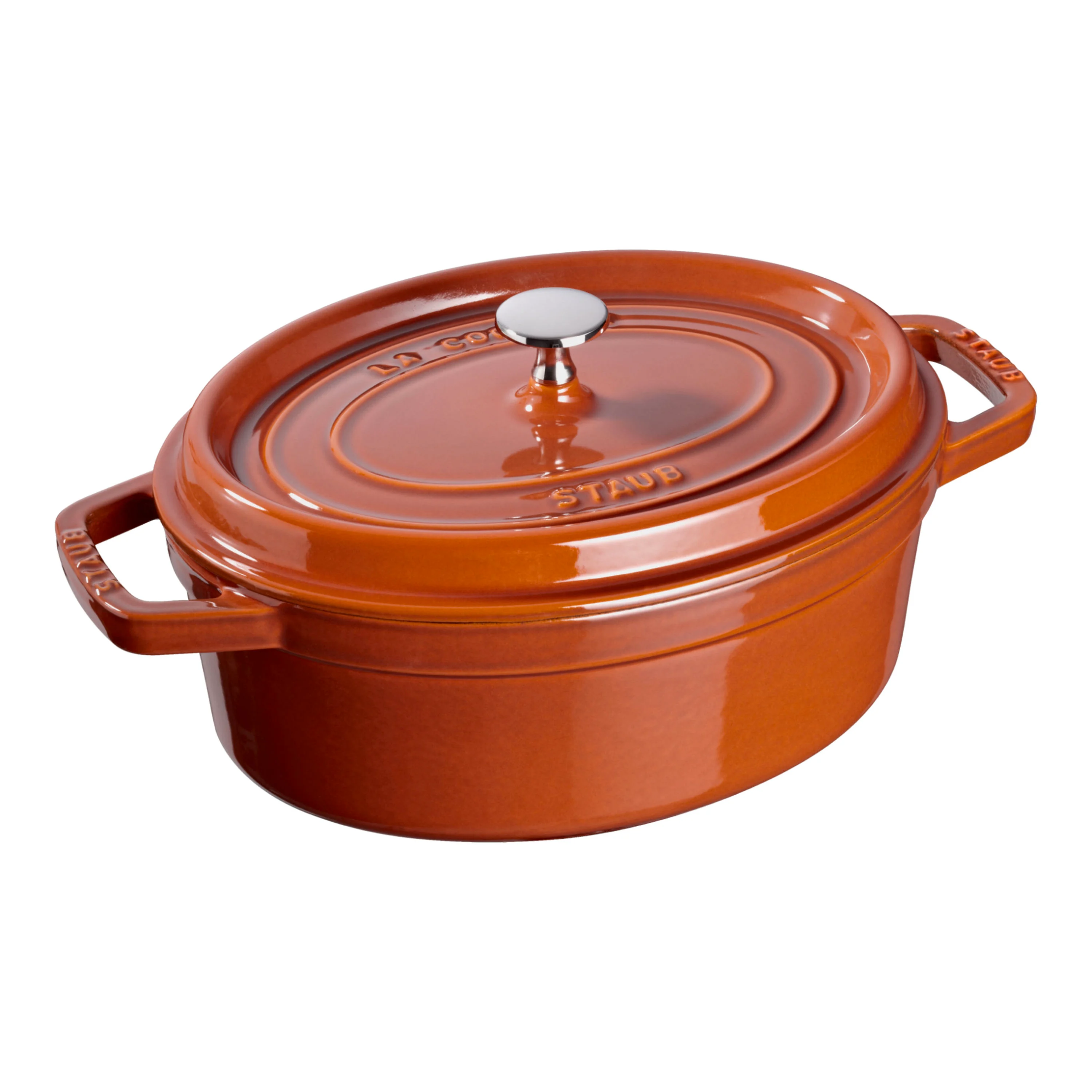 Staub La Cocotte 5.75 qt, Oval, Cocotte, Burnt Orange