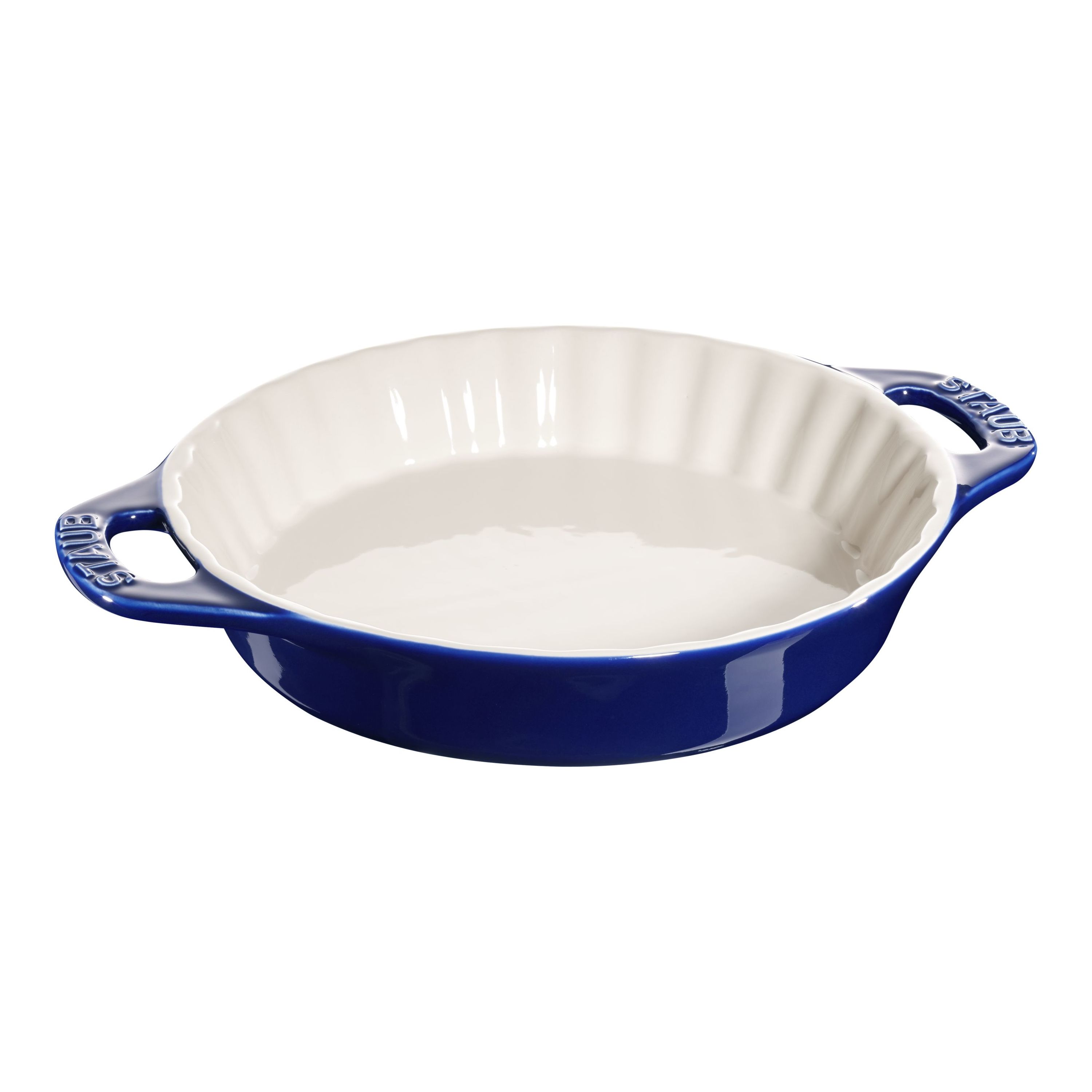 Staub Ceramique 9-inch, Pie dish, dark blue