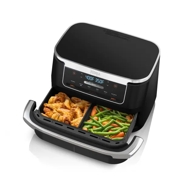 NinjaĀ® FoodiĀ® FlexBasket⢠Air Fryer with 7qt MegaZoneā¢