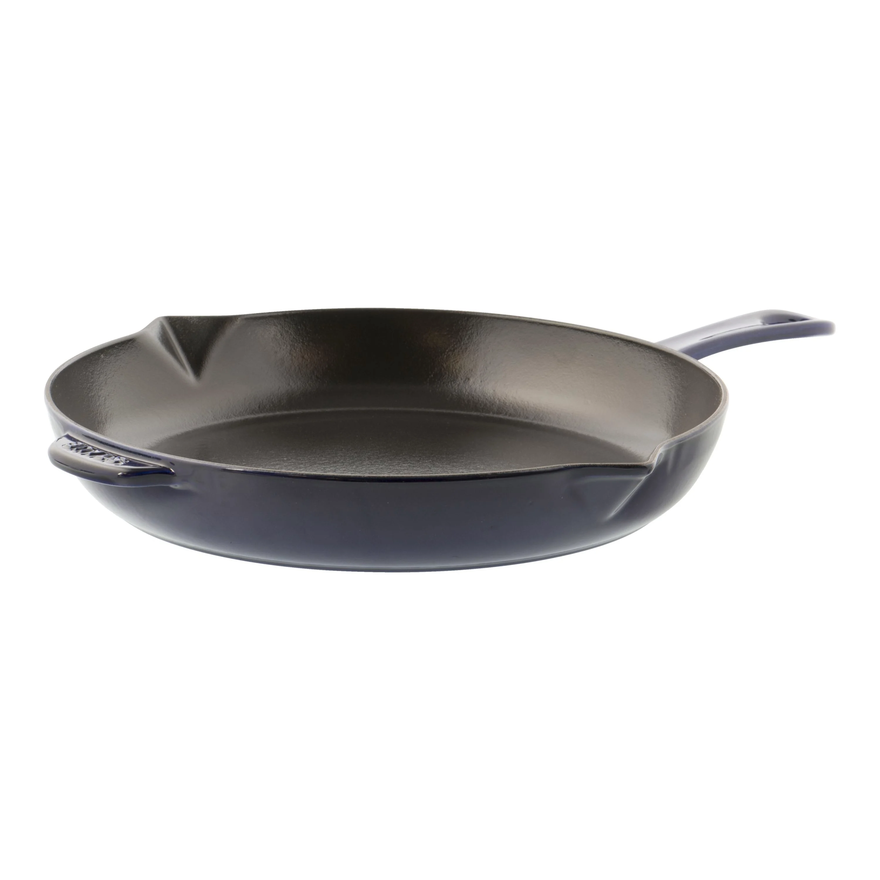 Staub Cast Iron - Fry Pans/ Skillets 12-inch, Fry Pan, dark blue