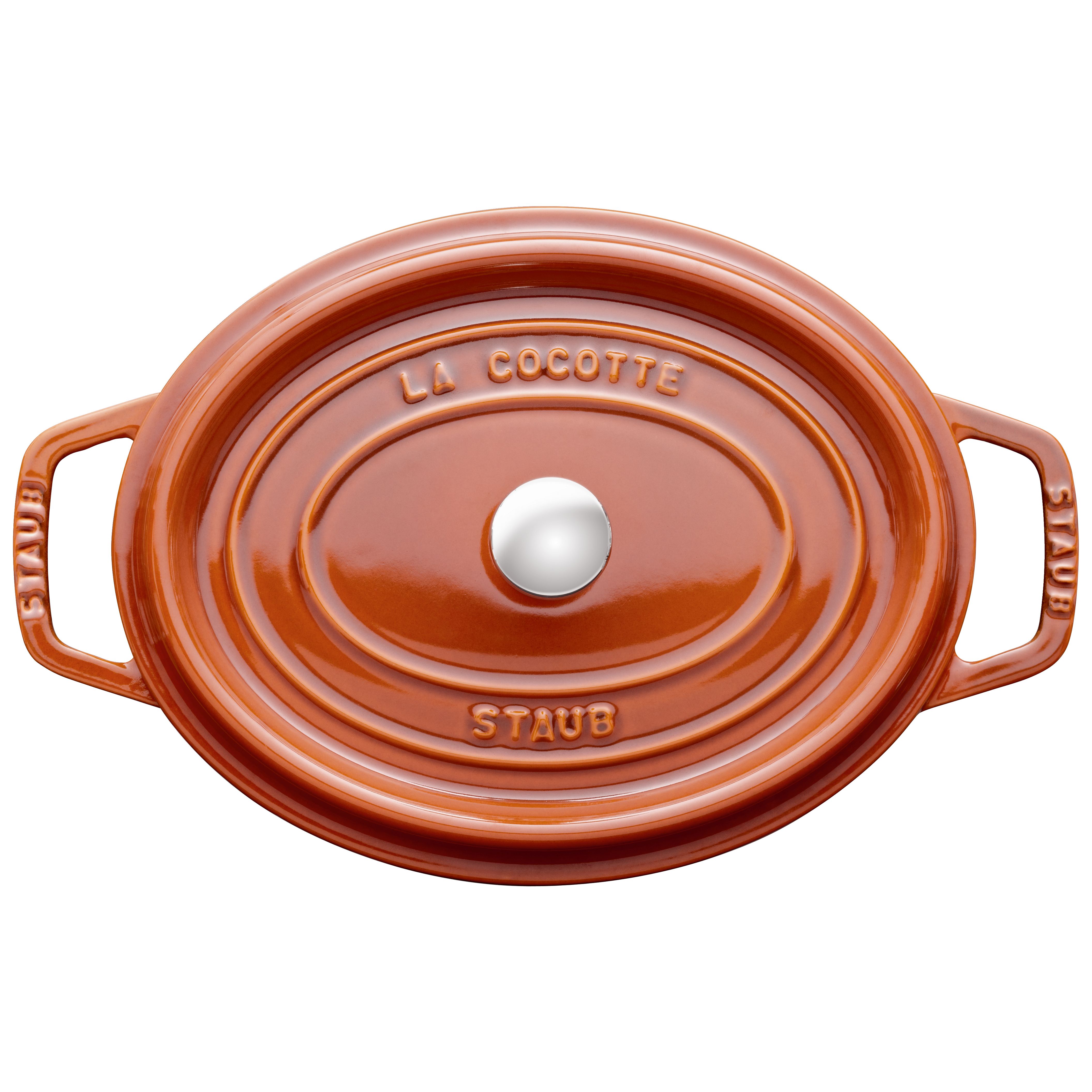 Staub La Cocotte 5.75 qt, Oval, Cocotte, Burnt Orange