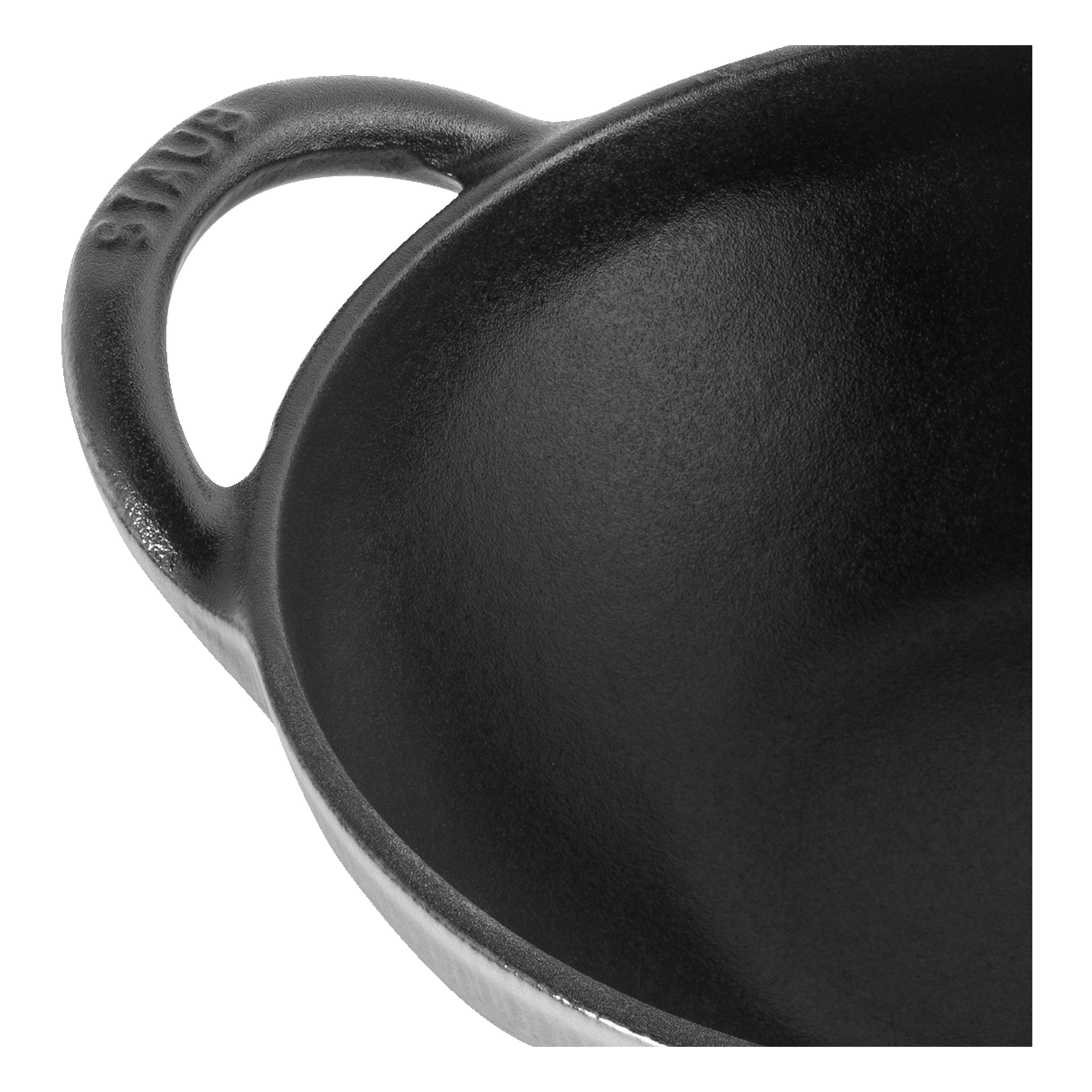 Staub Cast Iron - Minis 6.5-inch, Baby Wok, graphite grey