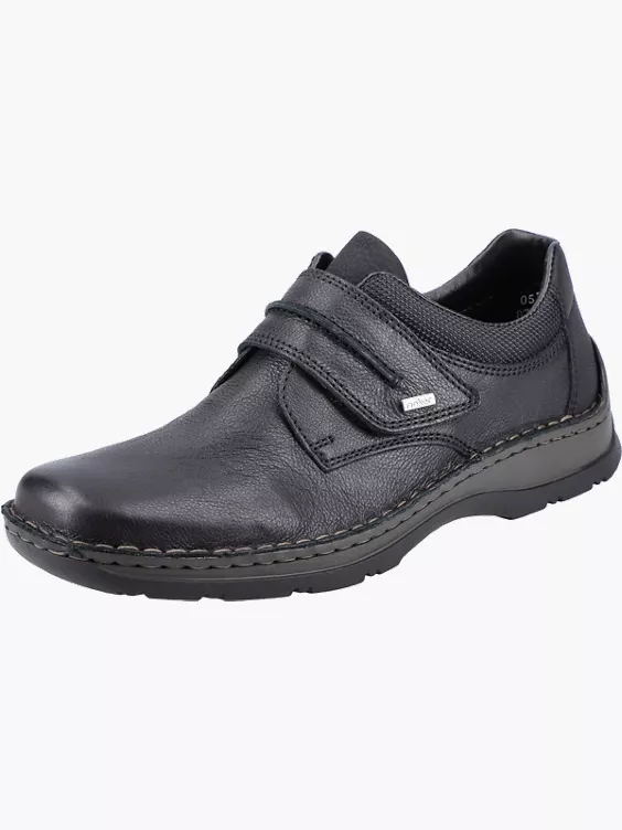 Rieker Herren Slipper in schwarz