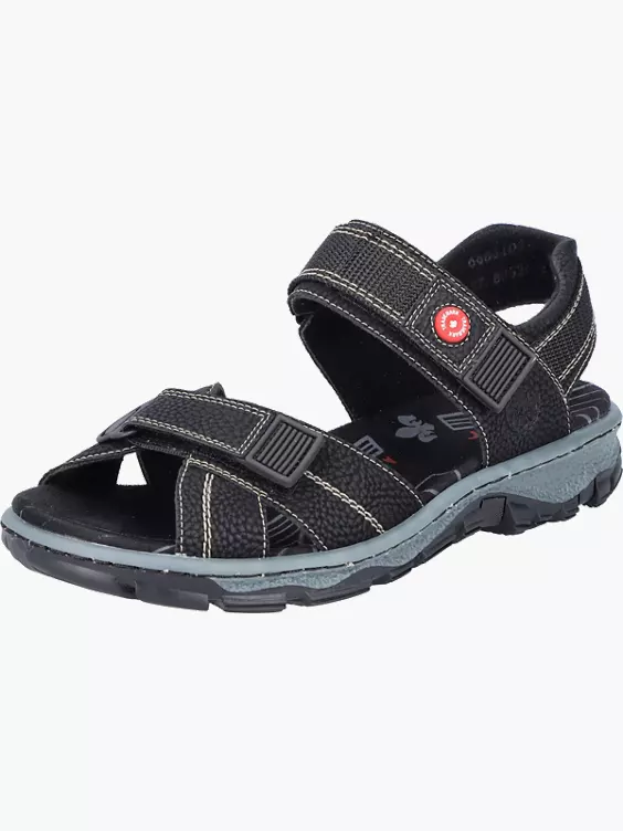 Rieker Damen Trekkingsandalen in schwarz
