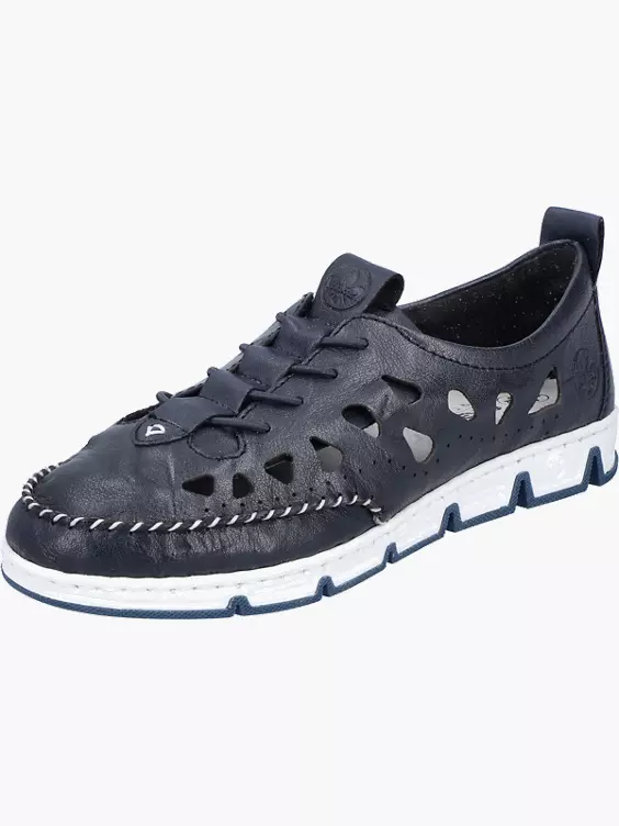 Rieker Damen Slipper in blau