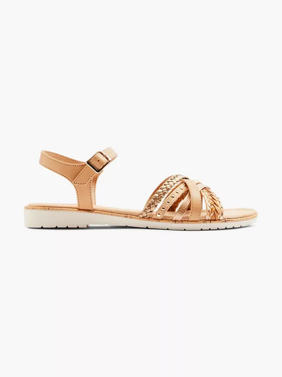 Graceland Sandale in beige