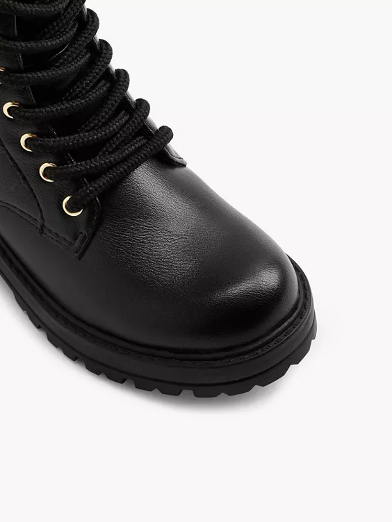 Graceland Schnürboots in schwarz
