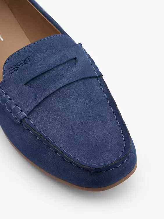 ESPRIT Mokassin in blau