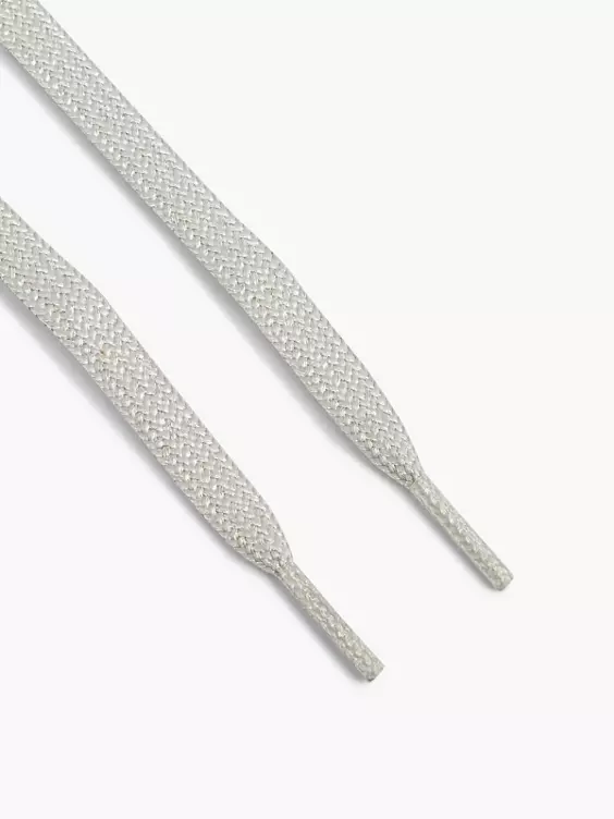 DEICHMANN Schnürsenkel 120 cm flach in silber