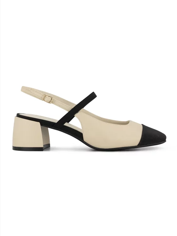 Catwalk Slingpumps in beige
