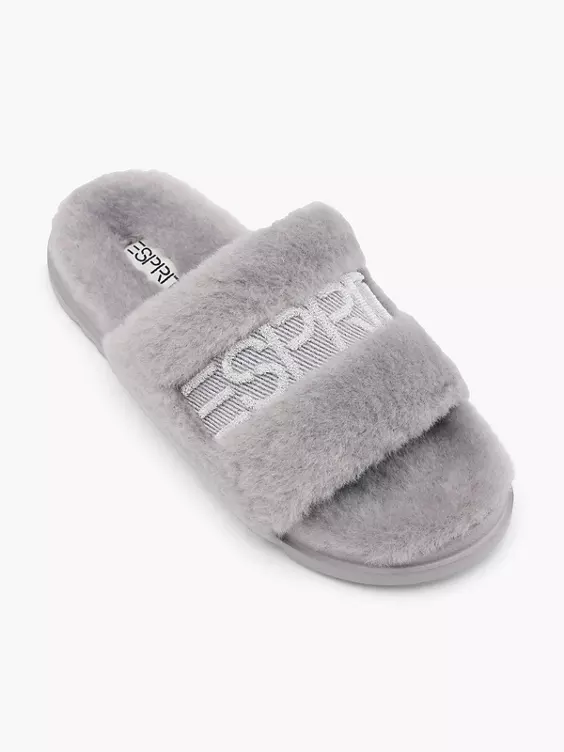 ESPRIT Hausschuh in grau
