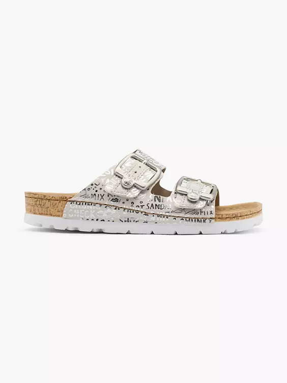 Rieker Pantolette in silber