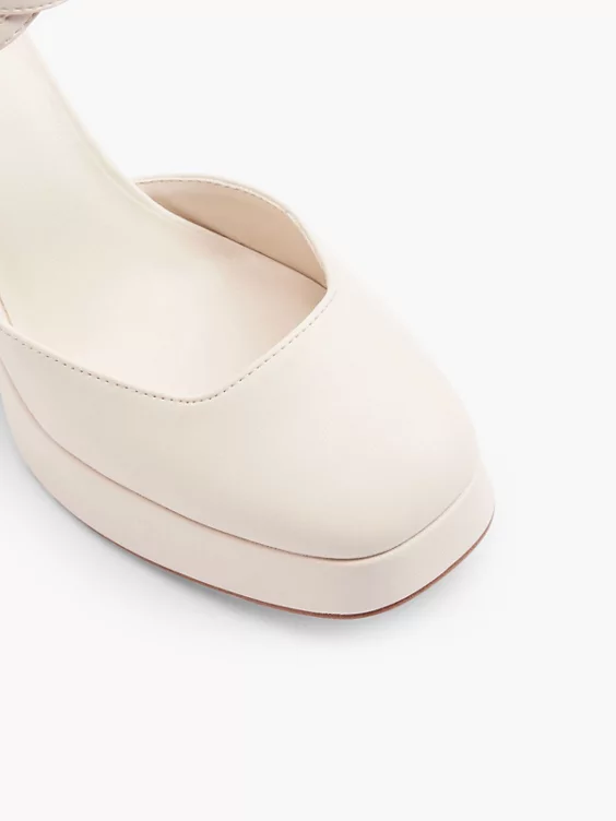 Catwalk Spangenpumps in beige